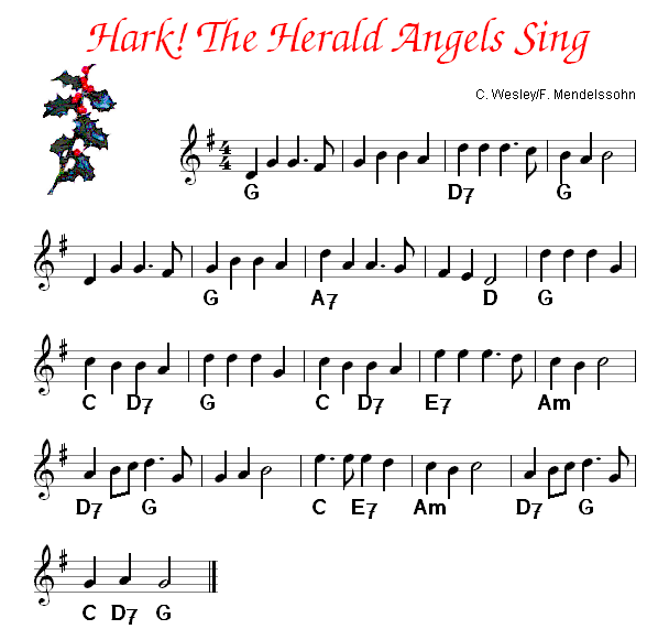 Hoor de englen zingen d'eer/Hark the herald angels sing