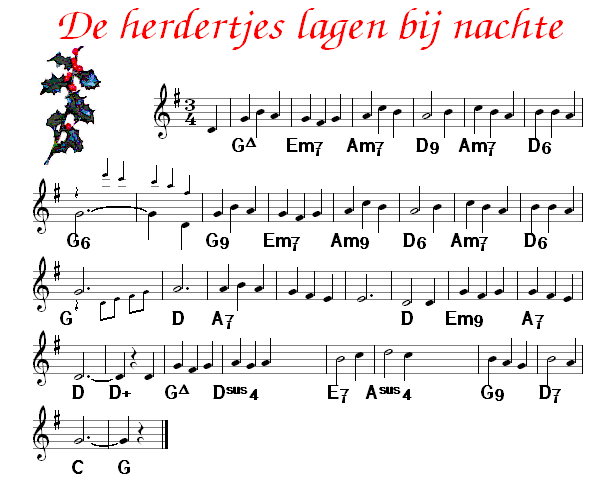 De herdertjes lagen bij nachte